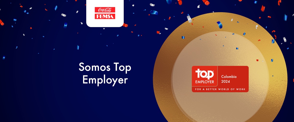 Imagen de Coca-Cola FEMSA obtiene la certificación Top Employers 2024 por su destacada cultura organizacional y prácticas innovadoras en Recursos Humanos