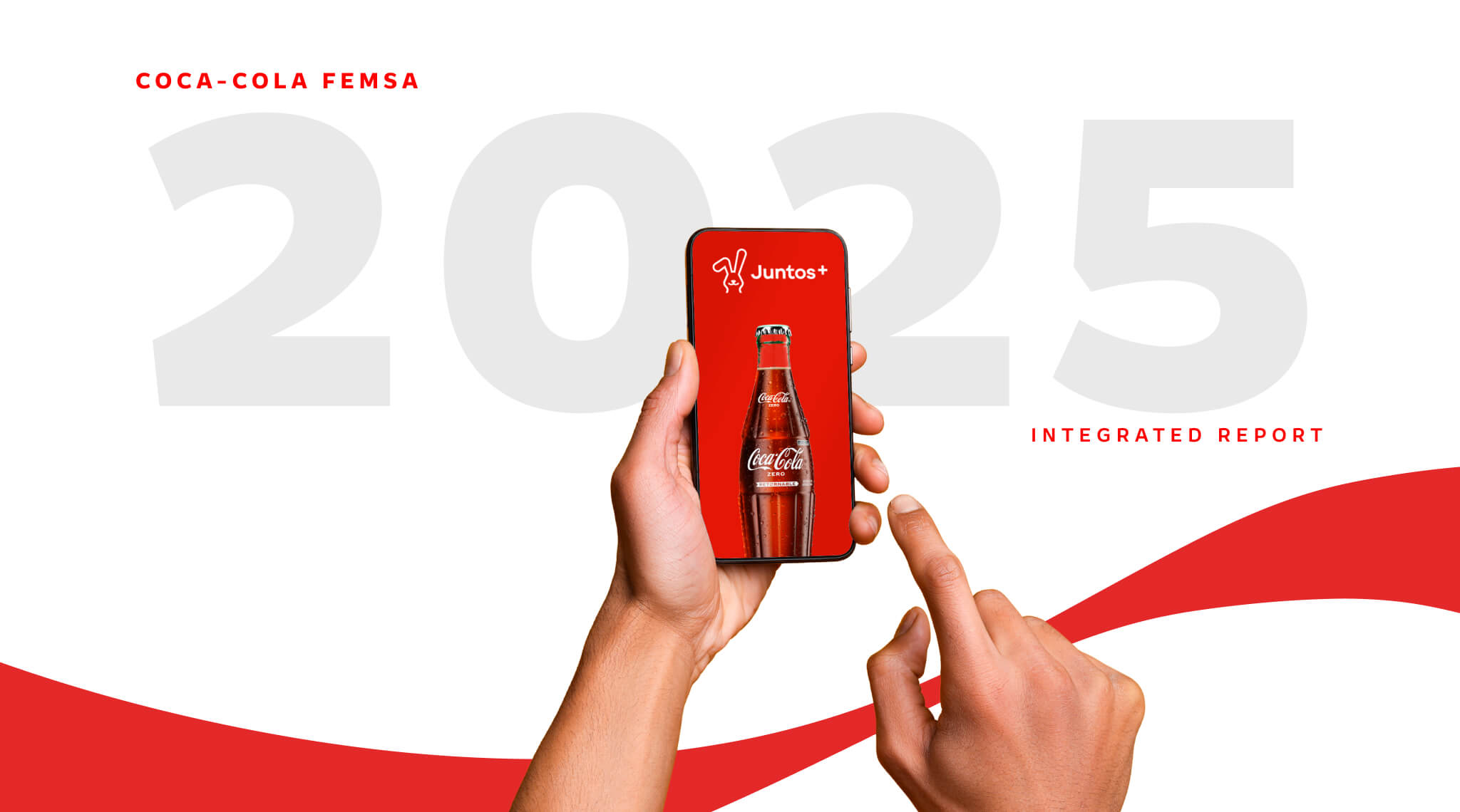 Cover of the 2025 Integrated Report: Driving Growth.