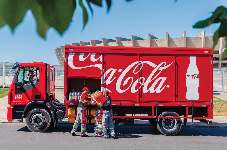 Camión repartidor Coca-cola