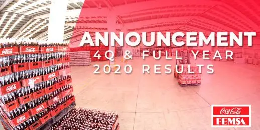 Coca-Cola FEMSA Announces Fourth Quarter and Full Year 2020 Results