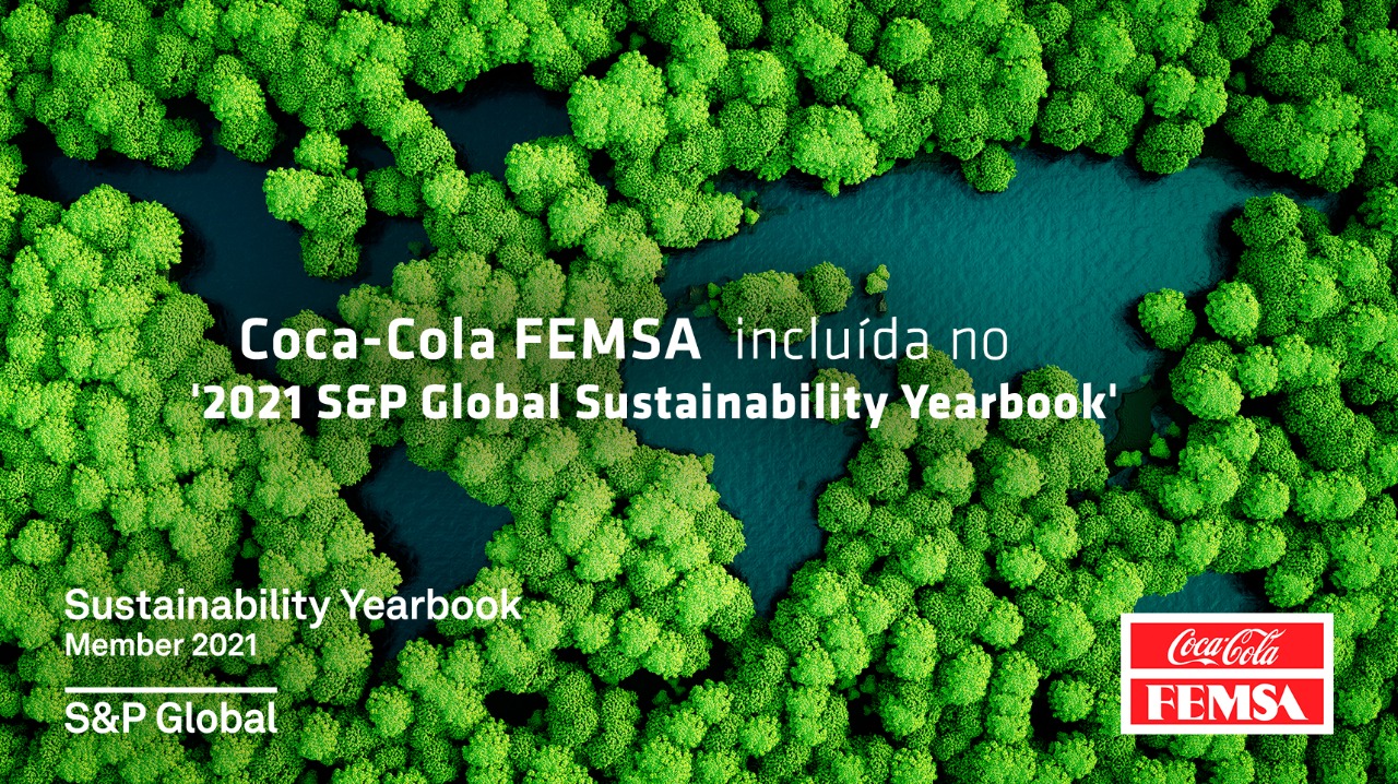 CocaCola FEMSA é membro do “S&P GLOBAL 2021 The Sustainaiblity