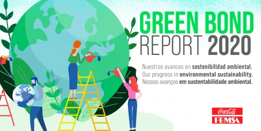 Coca-Cola FEMSA releases its first Green Bond Report.