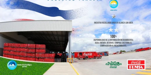 Coca-Cola FEMSA recibe galardón «Bandera Azul Ecológica» en la categoría Cambio Climático.