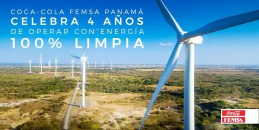 COCA COLA FEMSA PANAMÁ: LOS BENEFICIOS DE LA ENERGÍA 100% LIMPIA