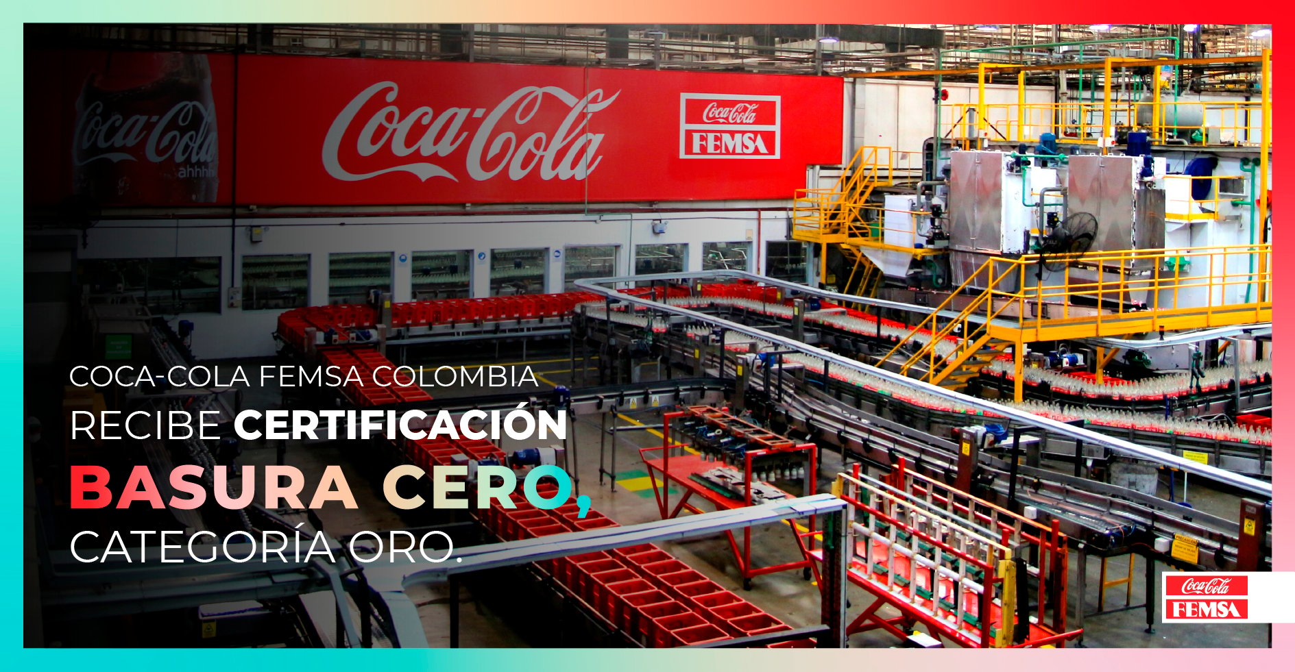 Categoría Oro para Coca-Cola FEMSA y su gestión de residuos