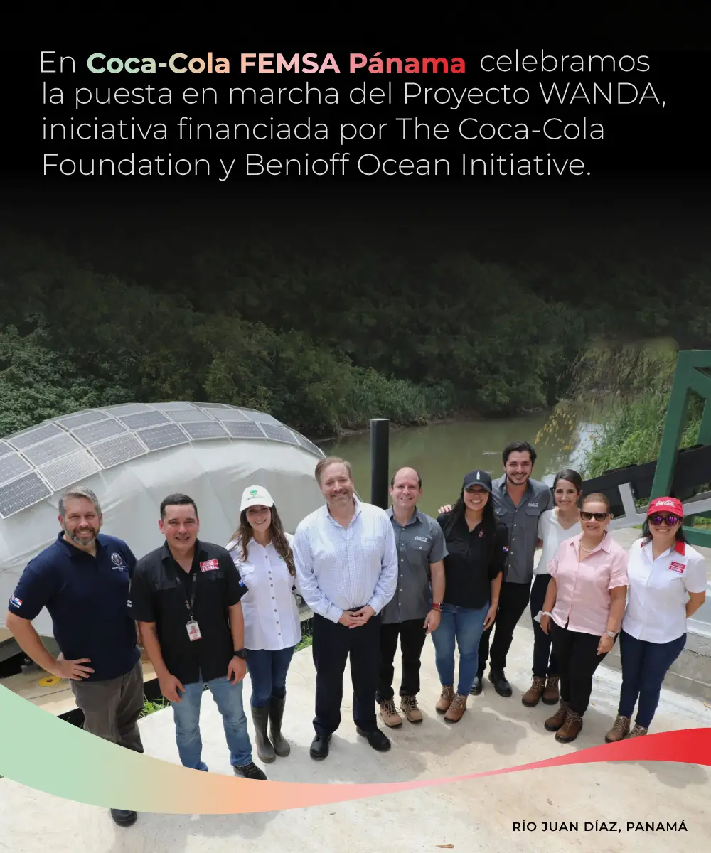 ¡Celebramos la puesta en marca del Proyecto WANDA financiado por The Coca-Cola Foundation y Benioff Ocean Initiative en colaboración con Coca-Cola FEMSA Panamá!