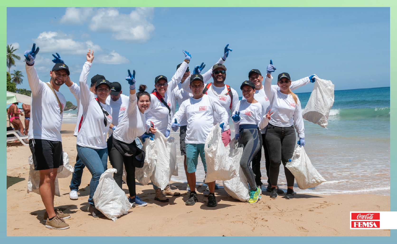Red por el Planeta de Coca-Cola FEMSA presente por la limpieza de las costas venezolanas