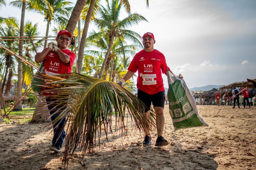 Coca-Cola FEMSA México con Industria Mexicana de Coca-Cola reunieron a más de 880 voluntarios y recuperaron 3.89 toneladas de residuos en Jornada de Limpieza en Acapulco