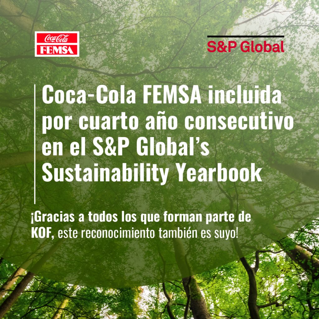 FEMSA y Coca-Cola FEMSA celebran su inclusión en el S&P Global’s Sustainability Yearbook de 2024